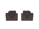 WeatherTech 2012+ BMW 3-Series (F30) Rear Rubber Mats - Cocoa - W268CO