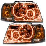 Oracle 03-06 Ford Expedition SMD HL - Chrome - ColorSHIFT w/ Simple Controller - 7153-504