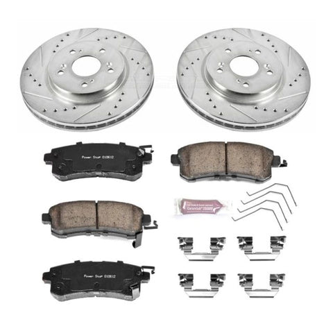 Power Stop 12-15 Honda Crosstour Front Z23 Evolution Sport Brake Kit - K5432