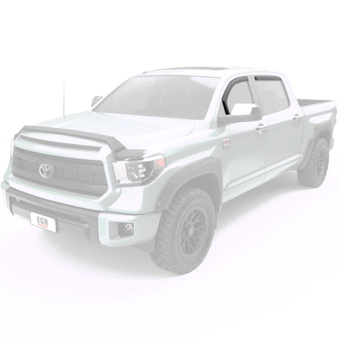 EGR 07-12 Toyota Tundra Crew Max In-Channel Window Visors - Set of 4 - Matte (575195) - 575195