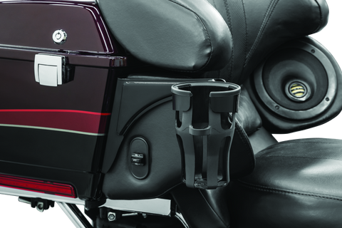 Kuryakyn Reflex Drink Holder-Passenger Mount Black - 6489
