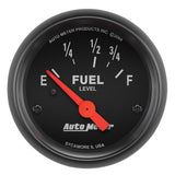 Autometer Fuel Level 52mm 73 Empty / 8-12 Full Fuel Level Gauge - 2642