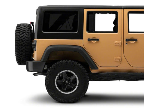 Raxiom 07-18 Jeep Wrangler JK Axial Series Halo LED Tail Lights- Blk Housing (Clear Lens) - J164240