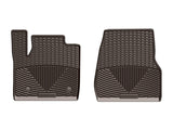 WeatherTech 2017+ Ford F-250/F-350/F-450/F-550 Front Rubber Mats - Cocoa - W407CO