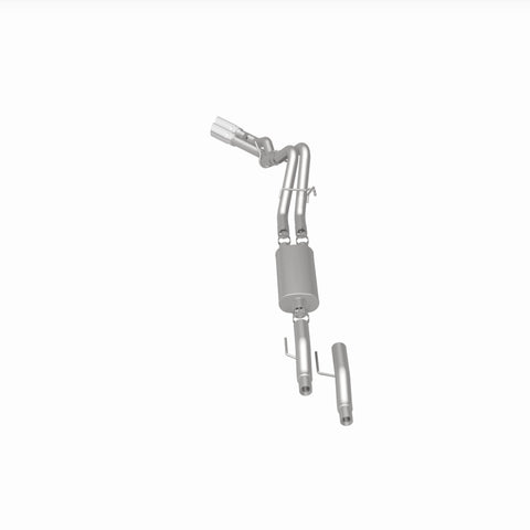 MagnaFlow 11 Ford F-150 3.7L/5.0L/6.2L SS Catback Exhaust Dual Same Side Exit w/ 3.5in SS Tips - 15461