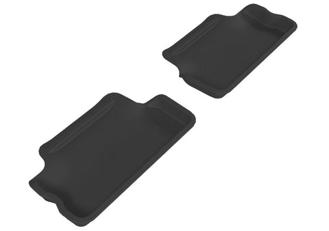 3D MAXpider 2007-2013 Mini Cooper Hardtop Kagu 2nd Row Floormats - Black - L1MN00221509