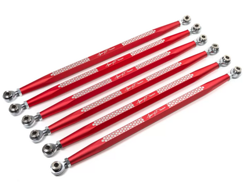 Agency Power 17-23 Can-Am Maverick X3 Red Adjustable Rear Radius Rod Set - AP-BRP-X3-200-RD