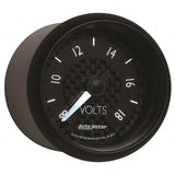 Autometer GT Series 52mm Full Sweep Electronic 8-18 Volts Voltmeter - 8091