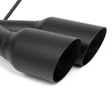 BLOX Racing 2022+ WRX Muffler Delete / Axle Back Single Wall 4in - Matte Black Tips - BXEX-51106-BK