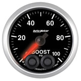 Autometer Elite 52mm 100psi Digital Stepper Motor w/Peak and Warning Boost Gauge - 5606