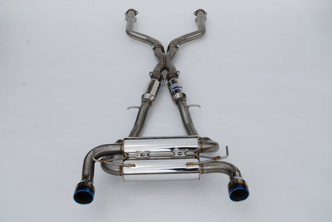 Invidia 2022+ Nissan Z 70mm Gemini Cat Back Exhaust - Rolled TI Tips - HS22N4Z7GM1RTL