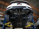 aFe Takeda 2.5in 304SS Cat-Back Exhaust System 17-20 Honda Civic SI Coupe L4-1.5L (t) - Black Tip - 49-36620-B