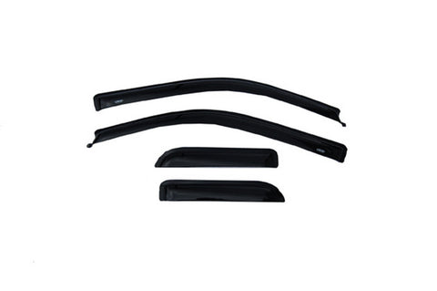 AVS 04-14 Ford F-150 Supercab Ventvisor Outside Mount Window Deflectors 4pc - Smoke - 94738