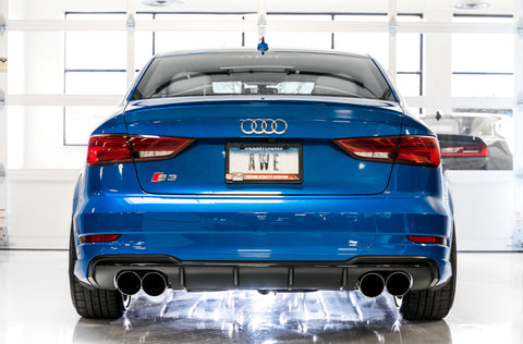 AWE Tuning Audi 8V S3 SwitchPath Exhaust w/Diamond Black Tips 102mm - 3025-43072
