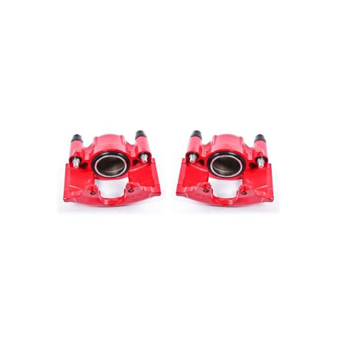 Power Stop 90-93 Cadillac Commercial Chassis Front Red Calipers w/o Brackets - Pair - S4299