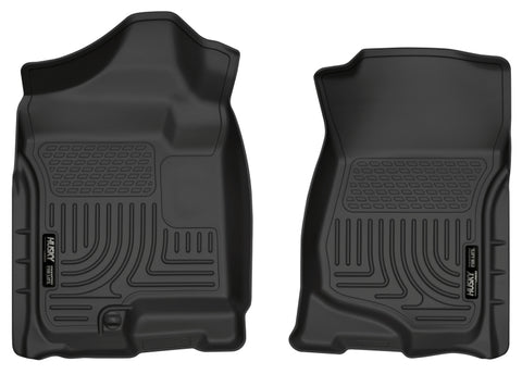 Husky Liners 07-14 Cadillac Escalade ESV/EXT Weatherbeater Black Front Floor Liners - 18201