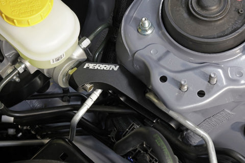 PERRIN 13-20 & 2022 Subaru BRZ / 2022 Toyota GR86 / 17-20 Toyota 86 Master Cylinder Support - Black - PSP-BRK-406BK