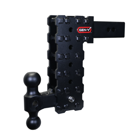 Gen-Y Phantom-X 2.5in Solid Shank 10in Drop 1.6K TW 16K Hitch w/GH-051 (No Flat Towing) - GH-2415X