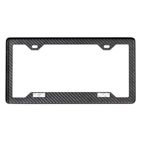 Mishimoto Carbon Fiber License Plate Frame - Matte - MMPROMO-FRAME-CF-M