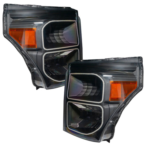 Oracle 11-16 Ford F250/350 LED HL - Black - ColorSHIFT - 8159-330