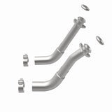 MagnaFlow 66-72 Chevy C10 Pickup V8 2-Piece Front Exhuast Pipe Kit (2in Tubing/Clamps/Inlet Flanges) - 15380
