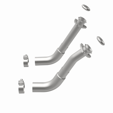 MagnaFlow 66-72 Chevy C10 Pickup V8 2-Piece Front Exhuast Pipe Kit (2in Tubing/Clamps/Inlet Flanges) - 15380