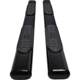 Westin 19-21 Chevrolet Silverado Crew Cab PRO TRAXX 6 Oval Nerf Step Bars - Black - 21-64135