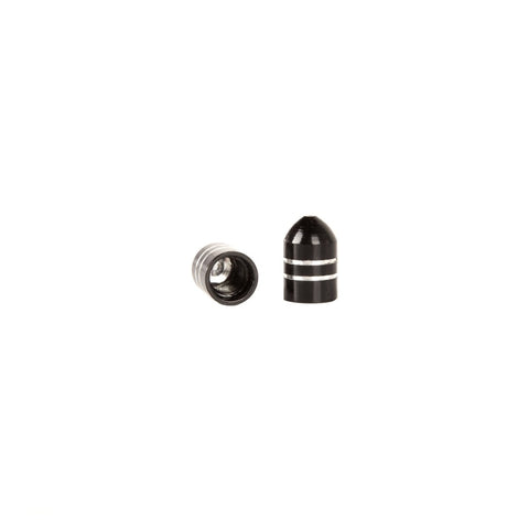 Rugged Ridge Valve Stem Cap Aluminum Black 5 Pack - 16715.26