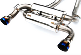 Invidia 2022+ Nissan Z 70mm Gemini Cat Back Exhaust - Single Layer TI Tips - HS22N4Z7GM1STL