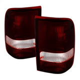 xTune Ford Ranger 93-97 OE Style Tail Lights Red Smoked ALT-JH-FR93-OE-RSM - 9030574