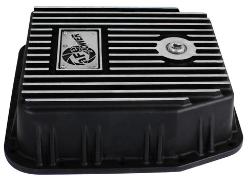 aFe Transmission Pan (Black); Ford Trucks 94-08 AODE - 46-70222