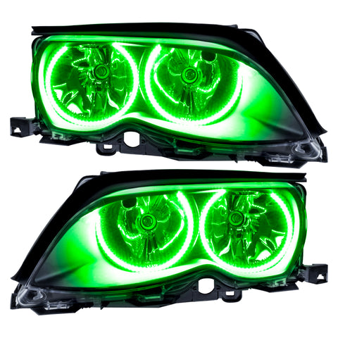 Oracle 02-05 BMW 3 Series SMD HL - Black - ColorSHIFT - 7104-330