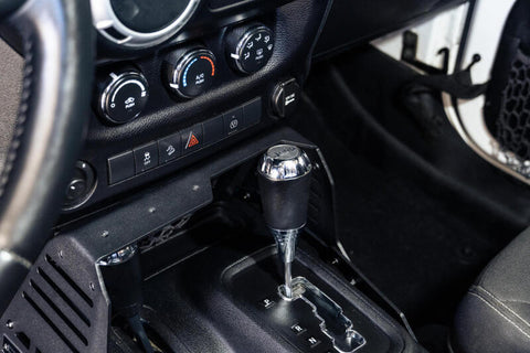 DV8 07-18 Jeep Wrangler JK Center Console Molle Panels & Device Bridge - CCJK-01