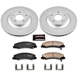 Power Stop 08-09 Buick Allure Front Z17 Evolution Geomet Coated Brake Kit - CRK4654