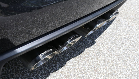 Corsa 05-08 Chevrolet Corvette (C6) 6.0L/6.2L Polished Xtreme Axle-Back Exhaust w/4.5in Tips - 21010