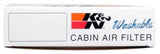 K&N 05-15 Nissan Frontier, Mid-size Pickups & SUVs Cabin Air Filter - 2 per Box - VF1001