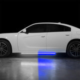Putco 2011-2022 Dodge Charger Police Pursuit Blade Rocker Kits Sideliners - Amber/White - 931100960