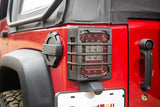 Rugged Ridge 07-18 Jeep Wrangler JK Black Elite Tail Light Guards - 11226.05