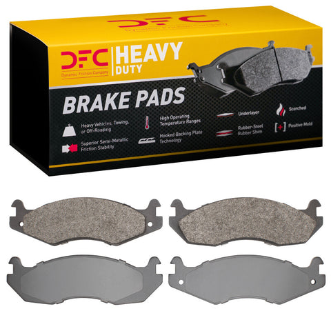 DFC 82-92 Jeep Wrangler Front Semi Metallic Heavy Duty Brake Pads - 1214-0203-00