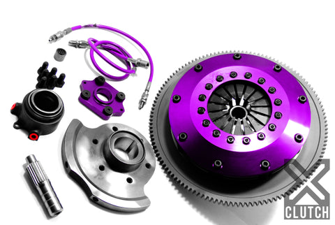XClutch 93-95 Mazda RX-7 1.3L 8in Twin Solid Ceramic Clutch Kit - XKMZ20680-2E