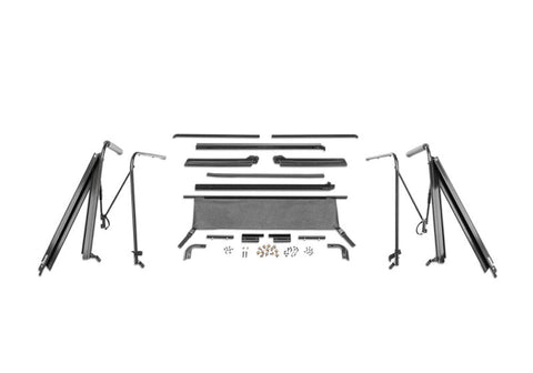 Rampage 1987-1995 Jeep Wrangler(YJ) Soft Top Hardware - Black - 69999