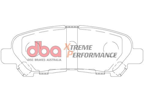 DBA 08-13 Toyota Highlander Rear XP Performance Brake Pads - DB2005XP