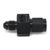 Russell Fuel Pressure Take Off -4 An Female To Male W/ 1/8in Npt Blk Anodize - 670293