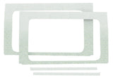 DEI 18-23 Jeep Wrangler JL 4-Door Boom Mat Rear Side Window Trim - 4 Piece - White - 50175