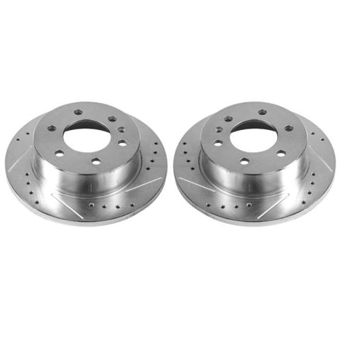 Power Stop 07-09 Dodge Sprinter 2500 Rear Evolution Drilled & Slotted Rotors - Pair - EBR1038XPR