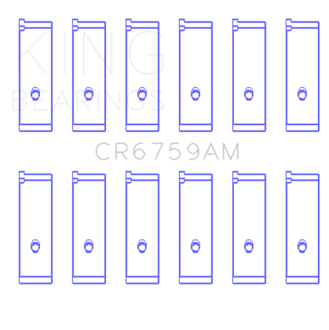 King Honda C32A / C35A Connecting Rod Bearing Set - CR6759AM