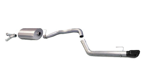 Corsa 2008-2017 Toyota Sequoia 5.7L V8 Touring Cat-Back Exhaust w/Black 4in Tip - 14573BLK