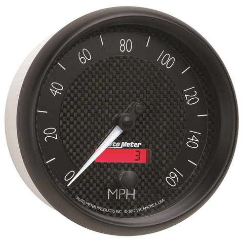 Autometer GT Series 5in In Dash 0-160 MPH Electronic Programmable Speedometer - 8089