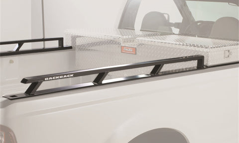 BackRack 2019+ Silverado/Sierra HD Only 8ft Bed Siderails - Toolbox 21in - 80524TB