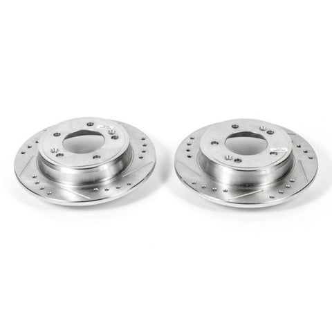 Power Stop 11-19 Hyundai Elantra Rear Evolution Drilled & Slotted Rotors - Pair - JBR1563XPR